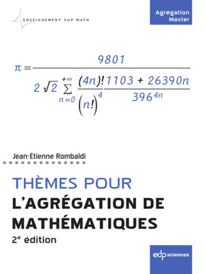 cover image of Thèmes pour l'Agrégation de mathématiques